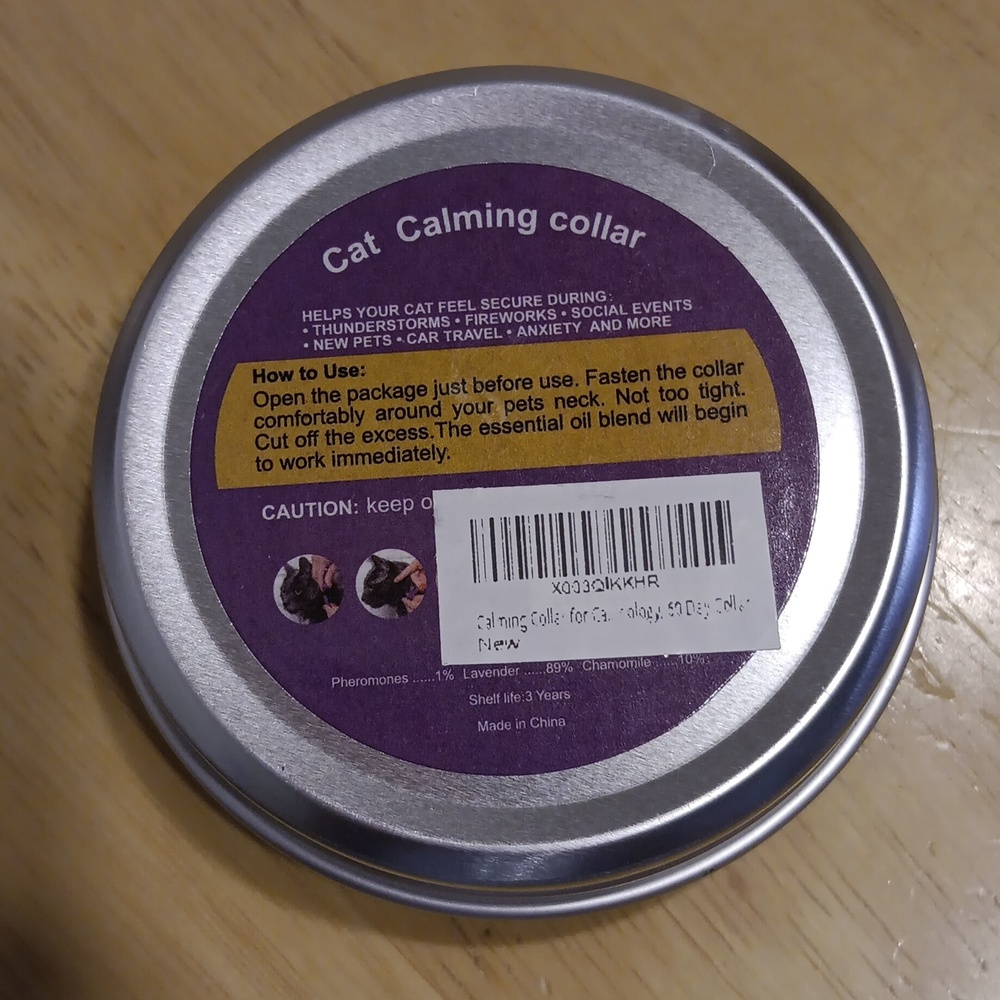 Calming Cat Collar 🐈 NWT - Picture 3 of 3
